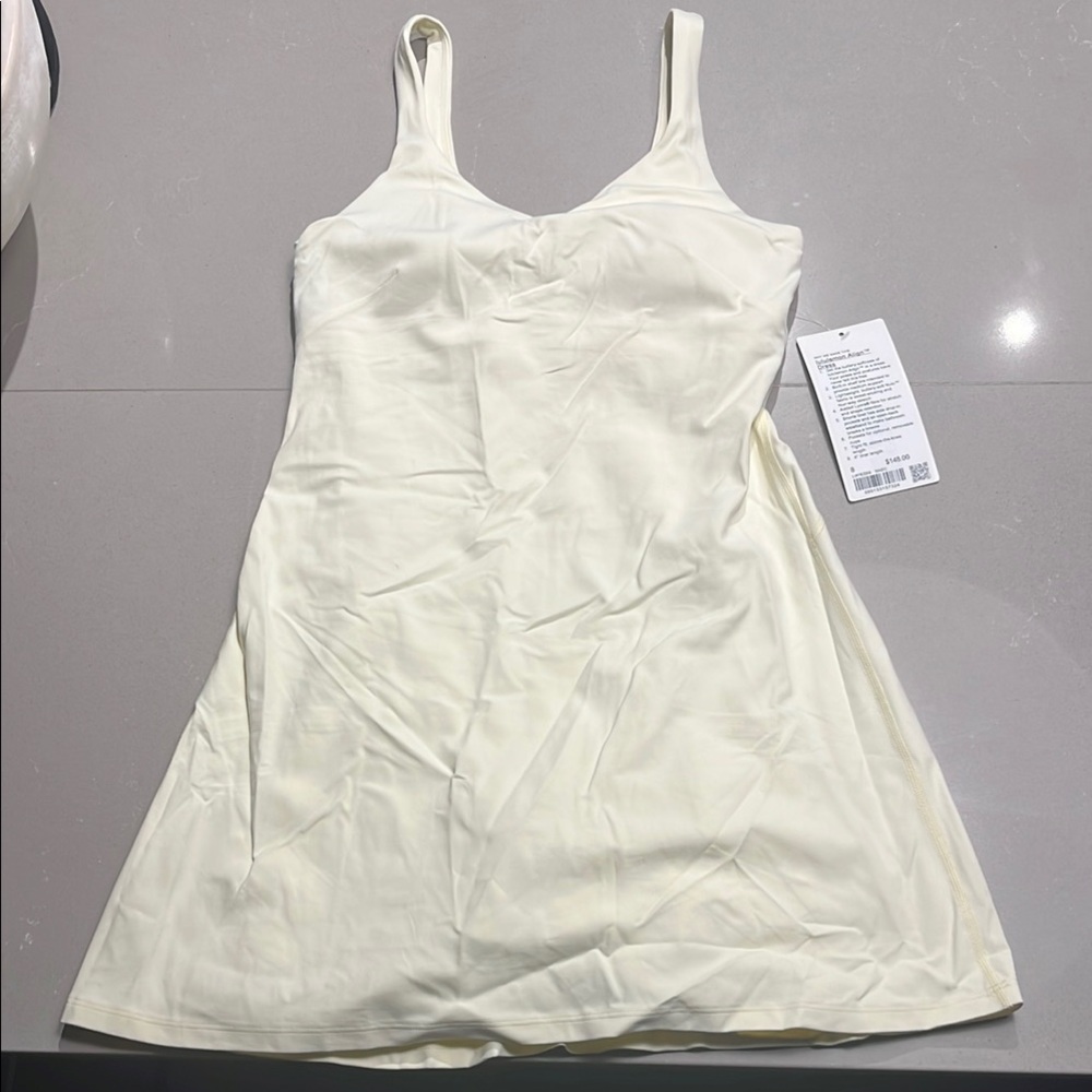 Lululemon Athletica align dress size 8 light yellow